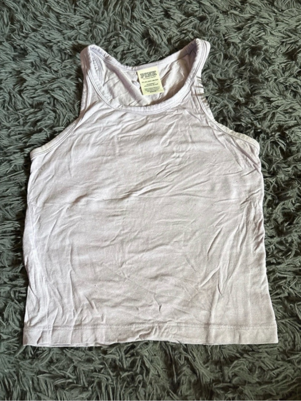 PINK Victoria's Secret Lilac Racerback Tank